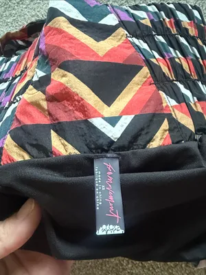 NWT Free people movement Orange crush combo print athletic shorts size Xs thumbnail 5