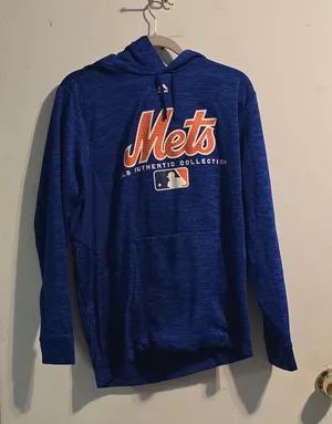 Majestic Blue Mets Sweatshirt thumbnail 1