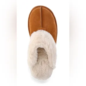 JOYSPUN Womens Faux Suede Soft Fur Slip On Slippers Size 7 Memory Foam New thumbnail 4