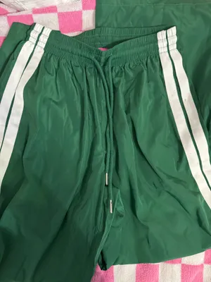 Edikted green and white pants thumbnail 2