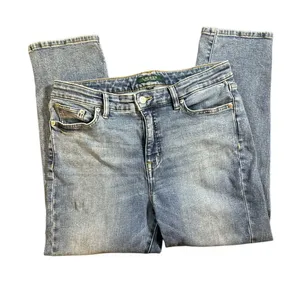Lauren Ralph Lauren Womens Jeans Light Wash Straight‎ Leg Size 10P thumbnail 1