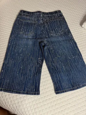 Nina Rossi Distressed Jean Shorts thumbnail 5