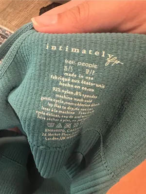 Free people intimately seamless Teal Ribbed Halter Cropped Tank Top thumbnail 8