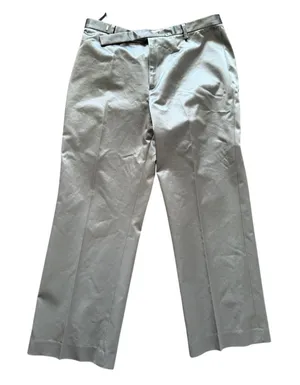 Vintage Y2K 2001 Gap Grey Satin Crop Ankle Low Rise Pants Minimalist thumbnail 1