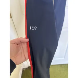 Splits59 Aerial Double Stripe Orange/Red High Rise Leggings XS Workout Yoga thumbnail 5