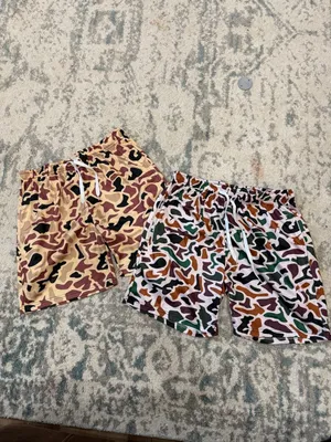Camo Athletic Shorts Bundle 2 Pack Zip Pocket Medium NWOT Brown thumbnail 5