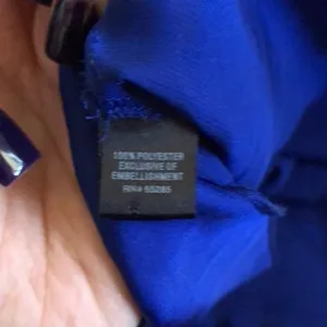 5/$30 🎈 Express design studio‎ women’s small blue beaded neck sleeveless blouse thumbnail 4