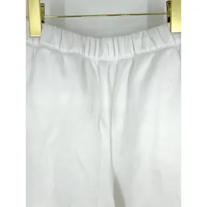 Aerie Womens White Fleece Lounge Shorts Elastic Waist Raw Hem Size Medium thumbnail 2
