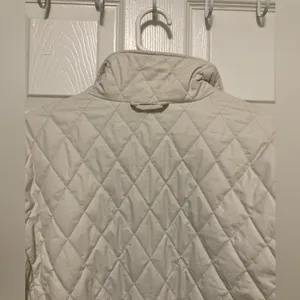 *Columbia Off White Mock Neck Quilted Large Long Sleeve Puffer Jacket #HC thumbnail 13