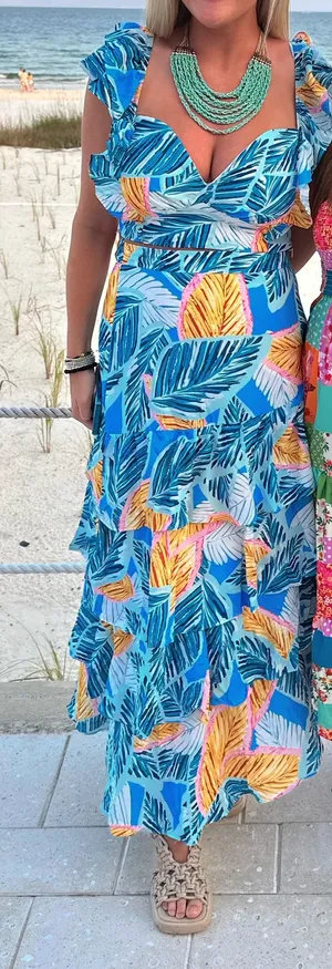 Crop Top With Long Skirt Size M thumbnail 1