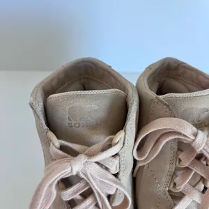 Sorel Women's‎ Out N About Wedge Sneaker Bootie Nova Sand, Sea Salt thumbnail 6