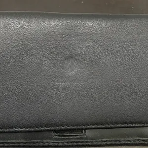 COACH Black Leather Bifold Checkbook Insert Wallet thumbnail 9