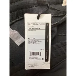 CALIA Soft Scuba Fleece Cinch Jogger High Rise Black WAX115 Women XXL NWT thumbnail 6