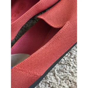 Rothy's Sunset Red‎ Loafer Flats Size 7 Retired Color Slip On Comfort Walking thumbnail 6