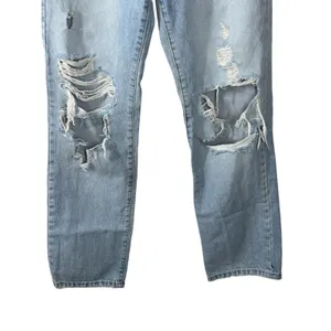 Garage 100% Cotton High Rise Boyfriend Jeans Sz 23 Vintage Fit Distressed Denim thumbnail 7