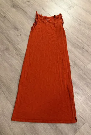 Universal Thread Ruffle Sleeve Midi T-Shirt Dress thumbnail 1