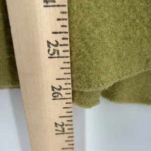 Mercer & Madison Citron Green Wool Ruffle Collar Button Front‎ Jacket Blazer 1X thumbnail 6