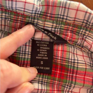 Abercrombie & Fitch Vintage Y2K Plaid Snap Front Shirt Size S Red thumbnail 3