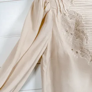 ASTR The Label Monarch Top in Oat Milk, EUC Small, MSRP $118 thumbnail 5