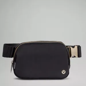 Lululemon Everywhere Belt Bag Velour Black Limited Edition Velvet Crossbody NWT thumbnail 2