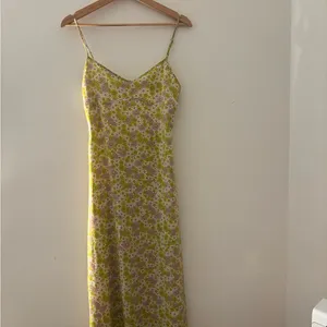 Zara floral print midi slip dress thumbnail 3