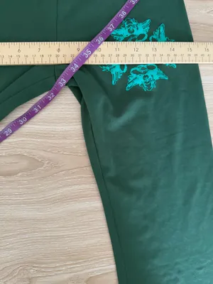Boys Lie Small NEW Kindling V2 Pants Green Bootcut Lounge Comfy Angels Coquette thumbnail 9