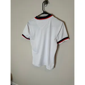 G/FORE Womens White Performance Golf Polo Shirt Striped Trim Size M thumbnail 4