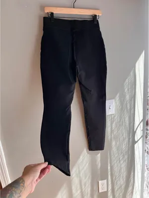 Quince Ultra Stretch Skinny Ponte Pants Black Medium thumbnail 8