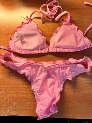 Seamolly Pink Ruffle Bikini thumbnail 4