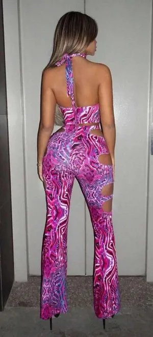 Matching 2 Piece Set Purple thumbnail 3