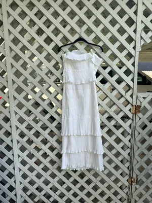 Anthropologie Let Me Be Strapless Tiered Ruffled Dress thumbnail 7