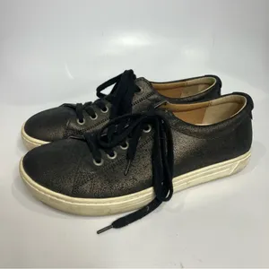 Birkenstock Arran sneakers shimmery black comfort shoes women’s size 38 /‎ 7 thumbnail 3