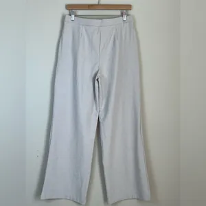Vuori Elevation Trouser Wide Leg Pants Heathered off white Size Large thumbnail 7
