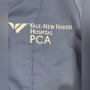 Greys & Anatomy By Barco Yale New Haven Hospital Top PCA Blue Short Sleeves Sz S thumbnail 6