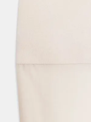Zara NWT SET Cream V-Neck Balloon Sleeve Top & Skirt thumbnail 10