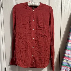 Stetson Cinnamon Brown Long‎ Sleeve Herringbone Western Button Up Blouse Cowgirl thumbnail 2