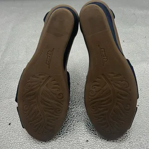 Earth Curvet navy wide wedge sandal size 7D thumbnail 6