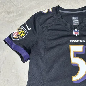 Nike On Field Baltimore Ravens Joe Flacco #5 NFL Football Jersey Women's SZ M thumbnail 4