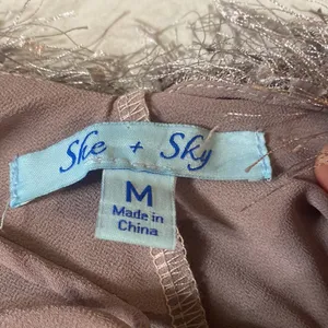 She + Sky Purple Dress thumbnail 5
