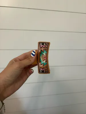 Western claw clip Brown thumbnail 3