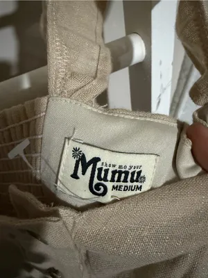 Show Me Your MuMu Beige Button-Front Mini Dress thumbnail 4