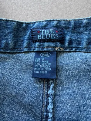the blues Vintage Cargo Cropped Suspender Jeans thumbnail 4