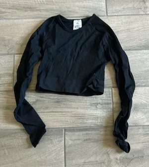Lilias active long sleeve top Black thumbnail 1