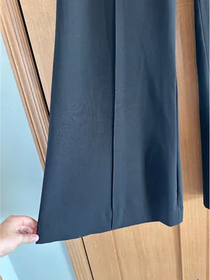 Zimmermann Wool Blend Woven Wide-Leg Pants Trousers in Black Women’s sz 4 Large thumbnail 3
