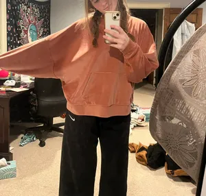 American Eagle Outfitters Pink Velvet Hoodie thumbnail 6