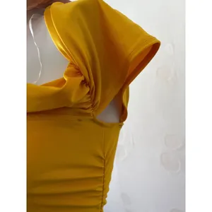 90s Y2k Womens Off the shoulder dress S bodycon homecoming formal gala event thumbnail 12