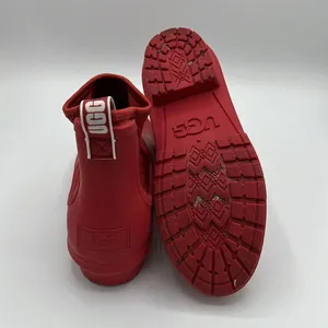 ✨UGG Red Rainboots Size‎ 6 Chevonne Ankle Rain Booties B22B thumbnail 9