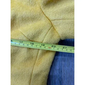 Sam Edelman Wool Blend Coat Large Mustard Yellow Winter Dressy thumbnail 7