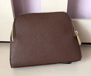 Furla NWOT brown clutch thumbnail 1