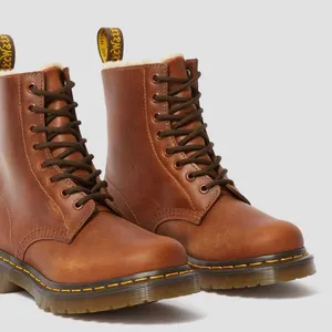 Dr. Martens 1460 Serena Boots Butterscotch Brown New 9 thumbnail 3